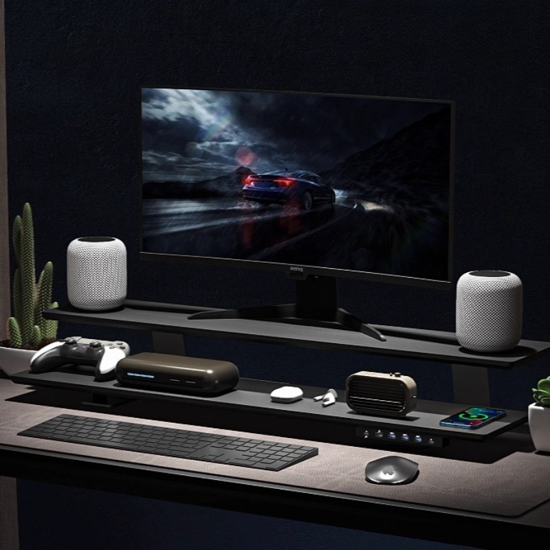 Solid Wood Gaming Desk Top wit - Desk Setup Usb Hub บทวิจารณ์และราคา
