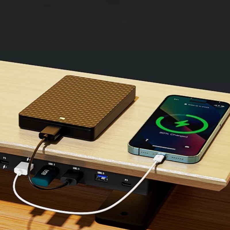 Solid Wood Gaming Desk Top wit - Desk Setup Usb Hub บทวิจารณ์และราคา