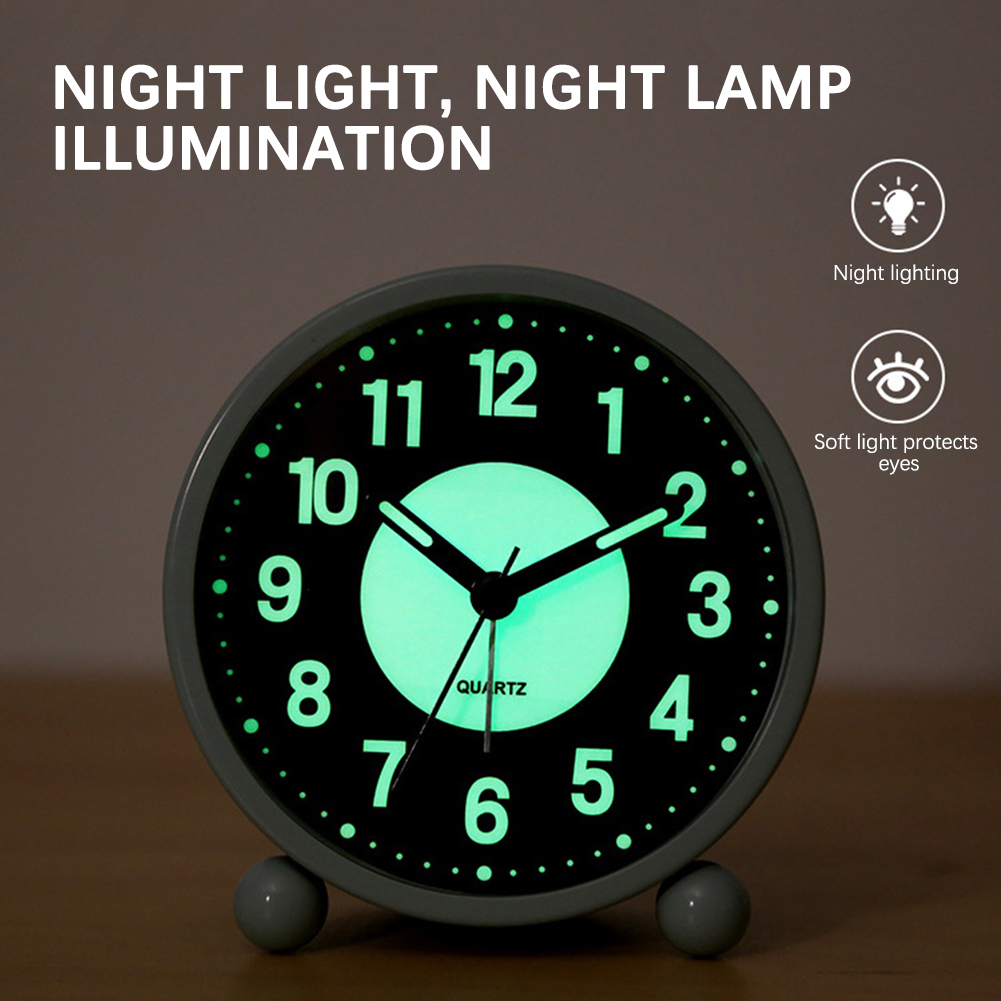 4.5-Inch Luminous Alarm Clock  - Desk Setup Dark บทวิจารณ์และราคา