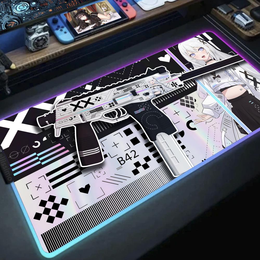 Girl with a gun Anime DIY game - Desk Setup Girl บทวิจารณ์และราคา