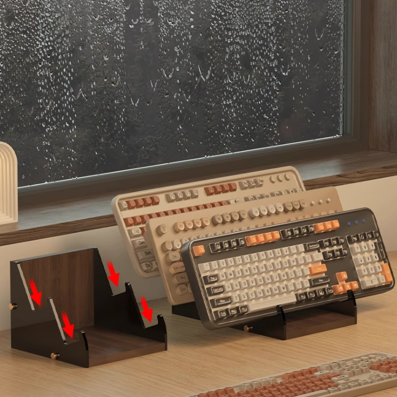 Acrylic Floating Keyboard Stan - Desk Setup Living Room บทวิจารณ์และราคา