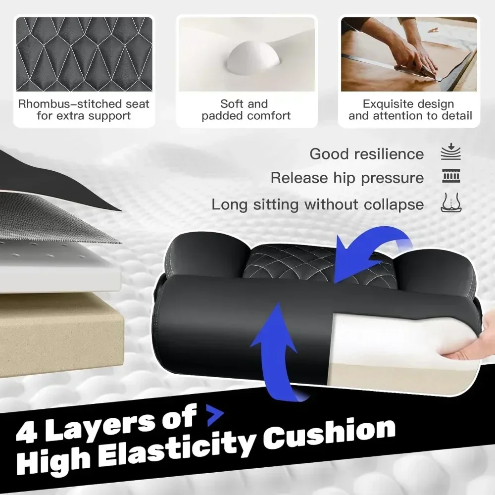 Bestsellerergonomic high-back  - Desk Setup Living Room บทวิจารณ์และราคา