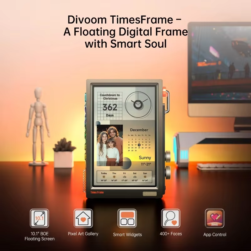 Digital Picture Frame Transpar - Desk Setup Gifts บทวิจารณ์และราคา