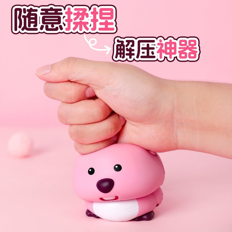 Cute beaver Loopy pink slow re - Korean Desk Setup บทวิจารณ์และราคา
